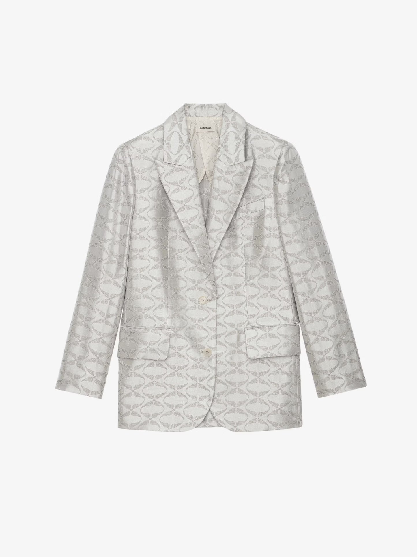 Blazer Vicka Wings Jacquard blazer beige femme