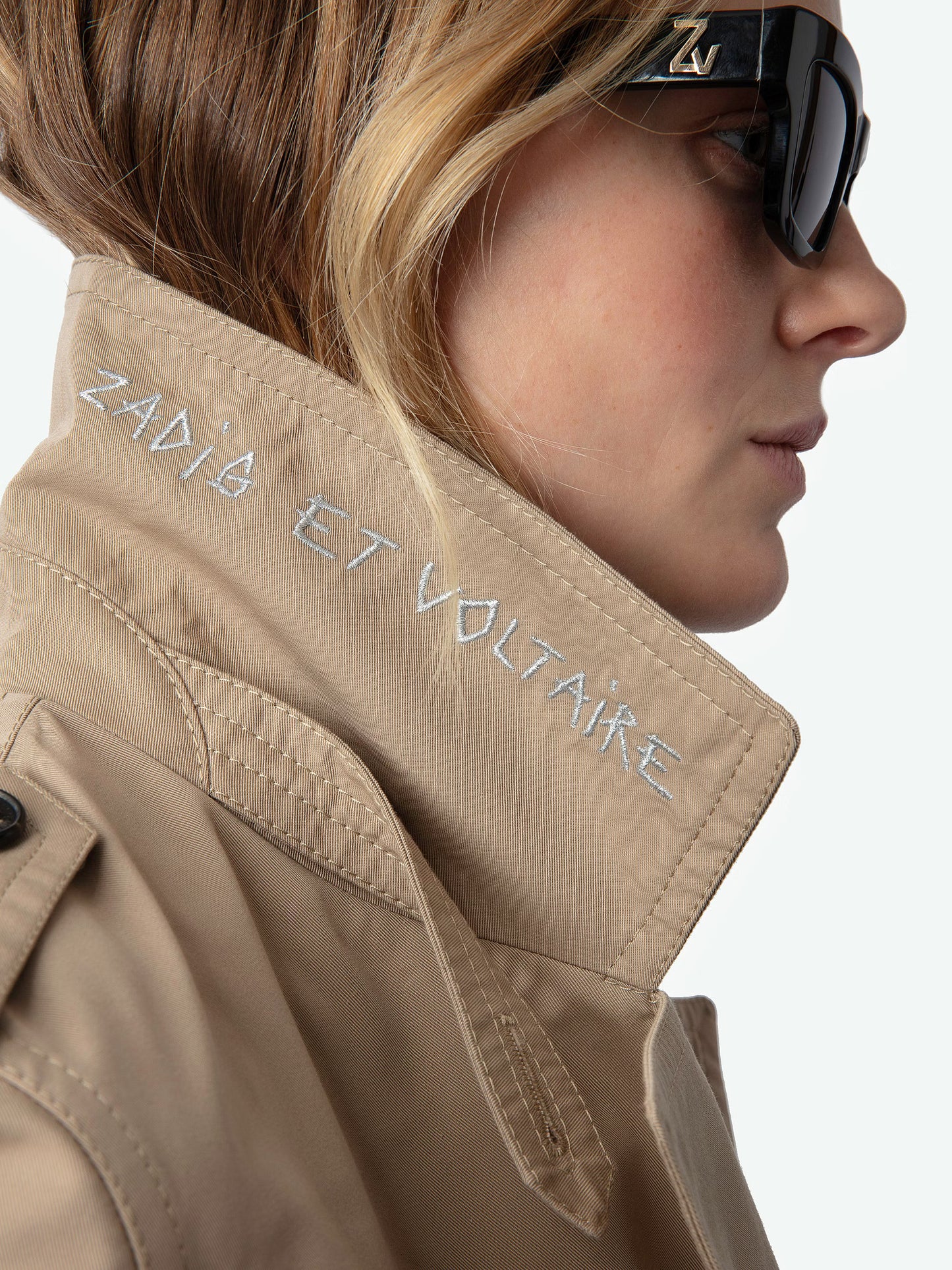 Trench Mandy manteau beige femme