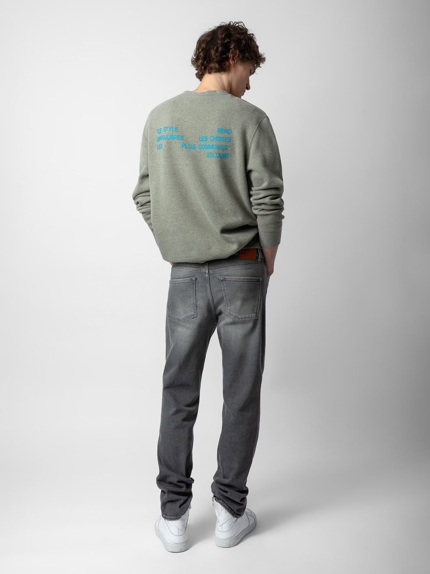 Sweatshirt Simba Photoprint sweatshirt kaki homme