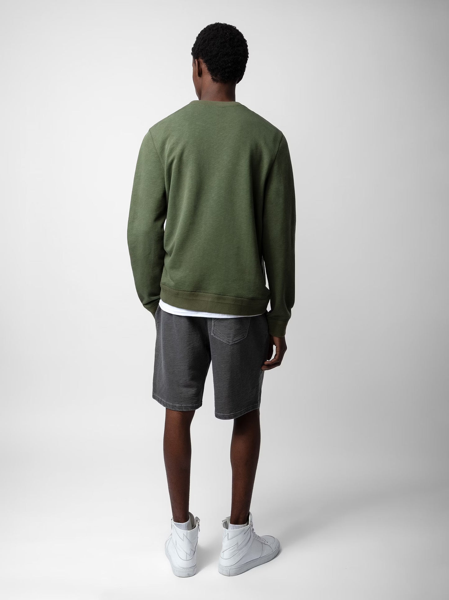 Sweatshirt Stony Skull sweatshirt kaki homme