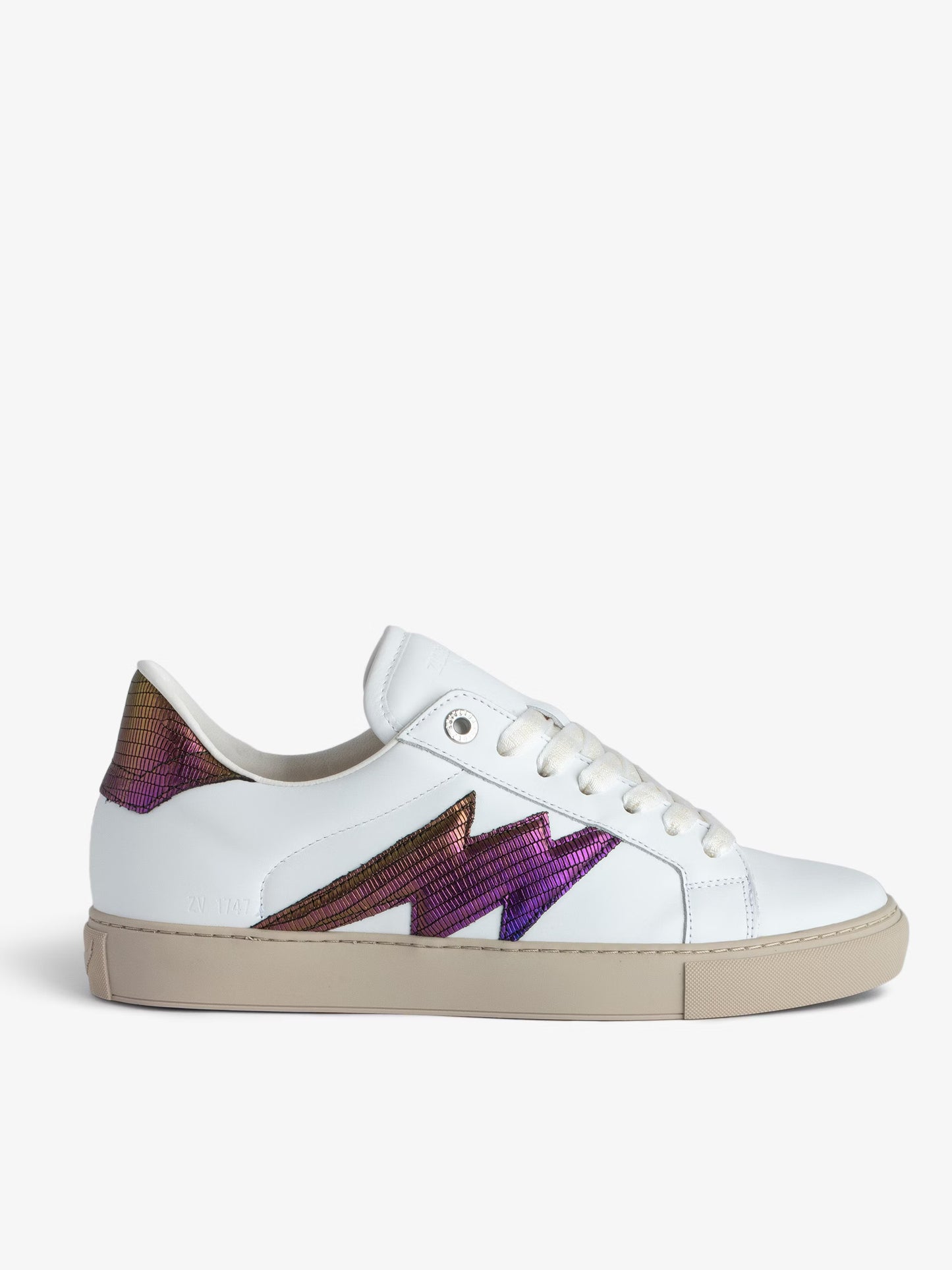 Sneakers Basses ZV1747 La Flash Métallisées Embossées baskets multicolor femme