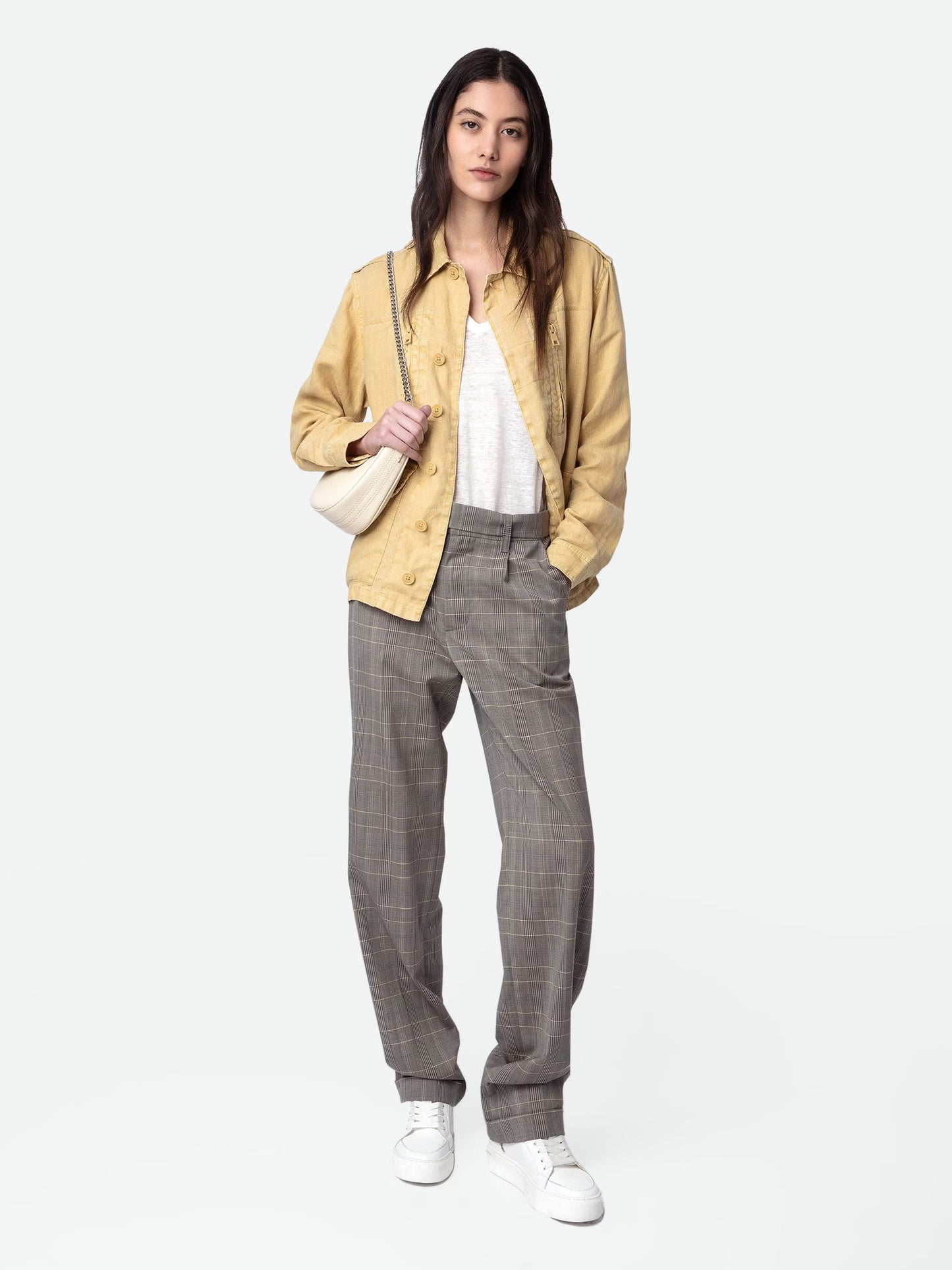 Veste Kid Peace & Love Lin blouson jaune femme
