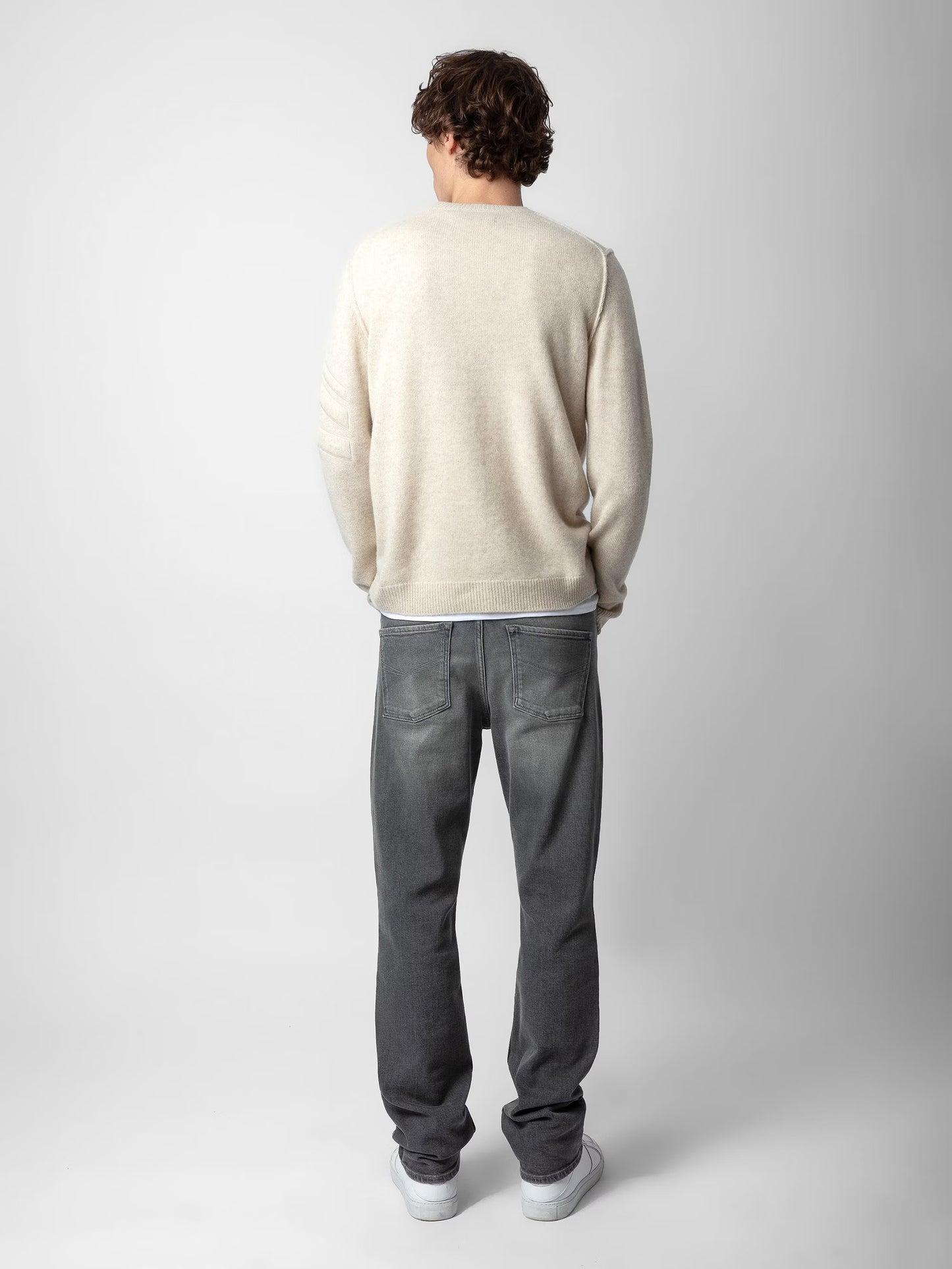 Pull Kennedy Cachemire pull blanc homme