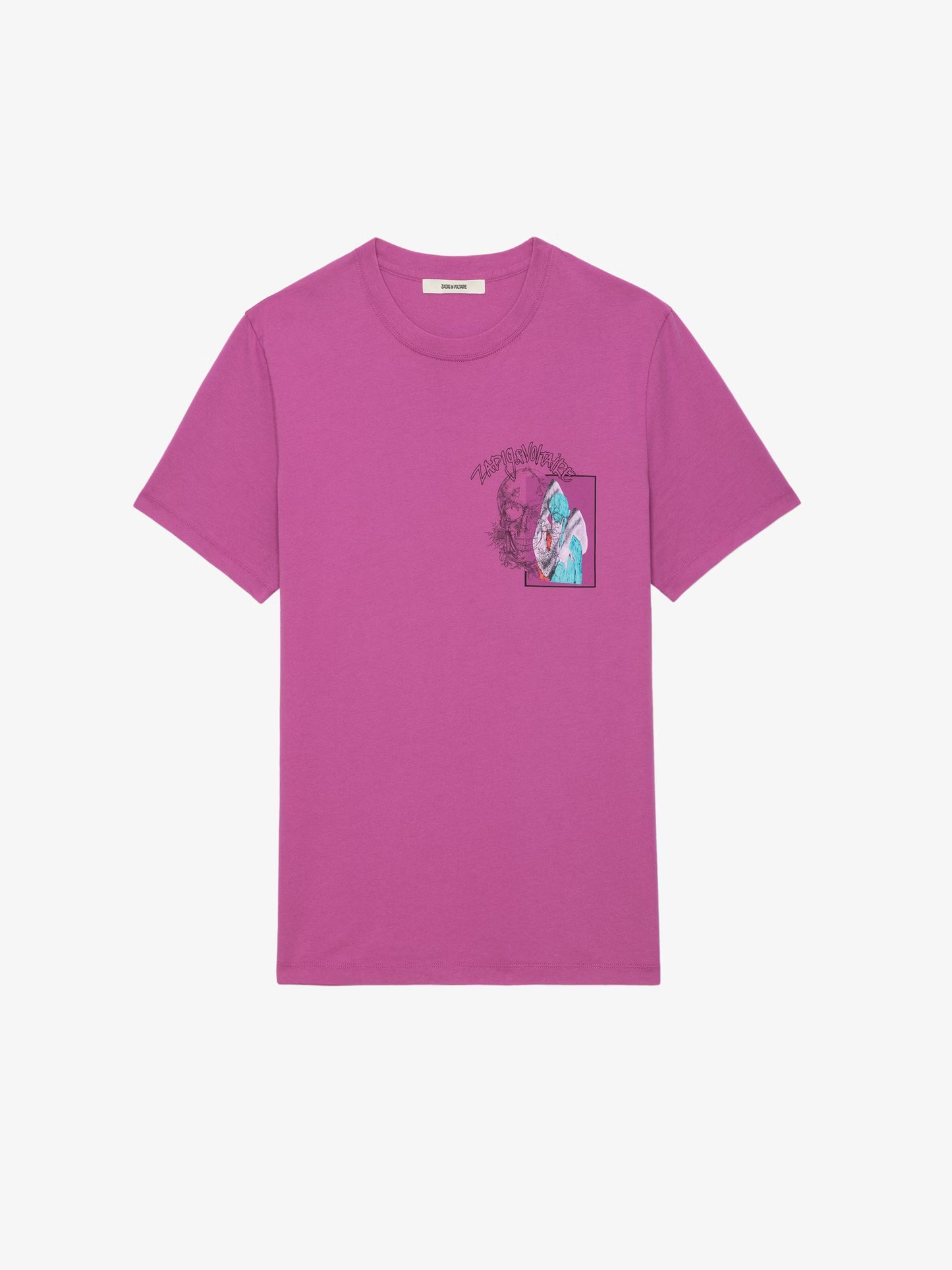 T-shirt Ted Photoprint t-shirt violet homme