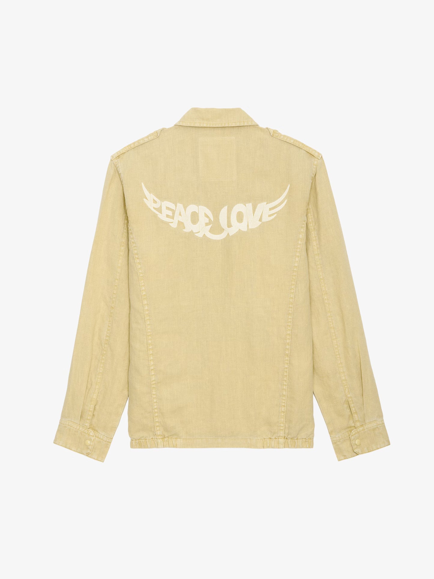 Veste Kid Peace & Love Lin blouson jaune femme