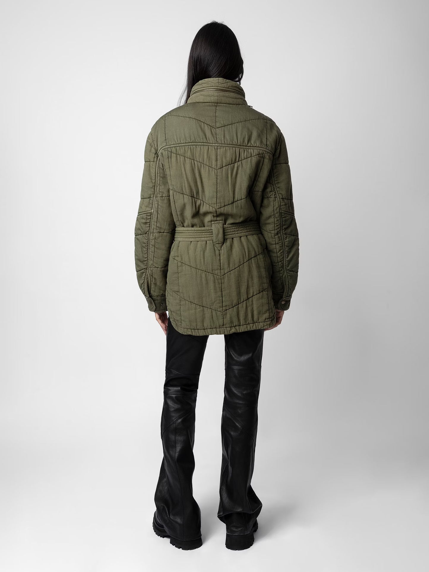 Veste Kalice blouson kaki femme