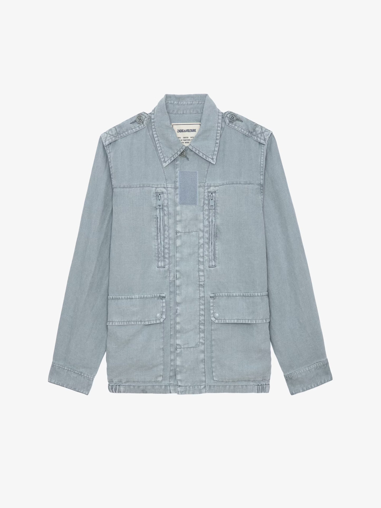 Veste Kid Lin blouson bleu femme