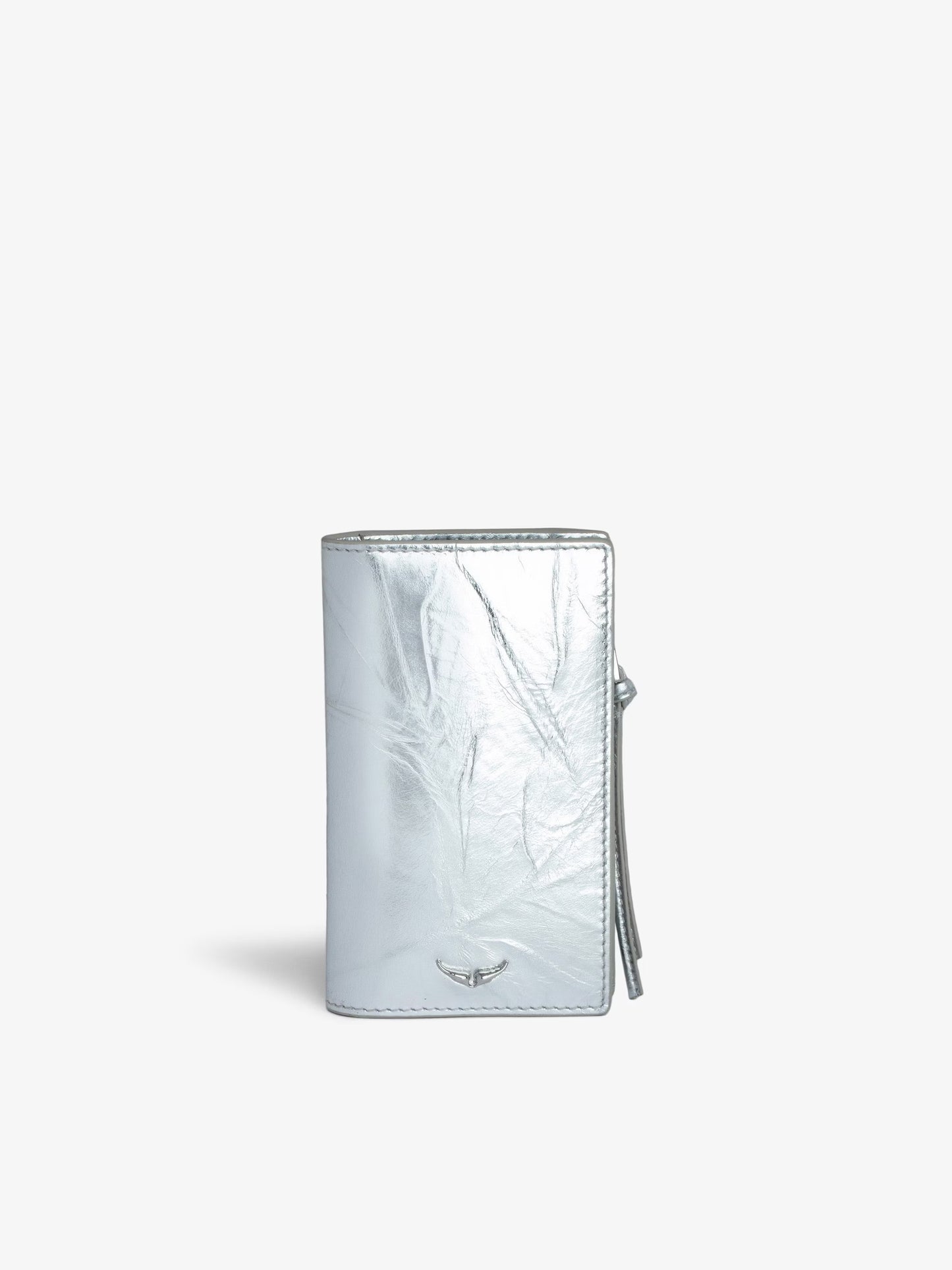 Porte-Cartes Compact Eternal Métallisé portefeuille argent femme