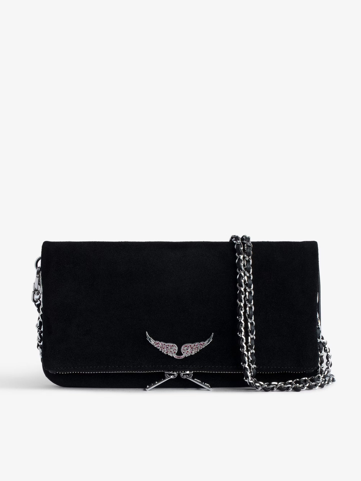 Pochette Rock Suédée pochette noir femme