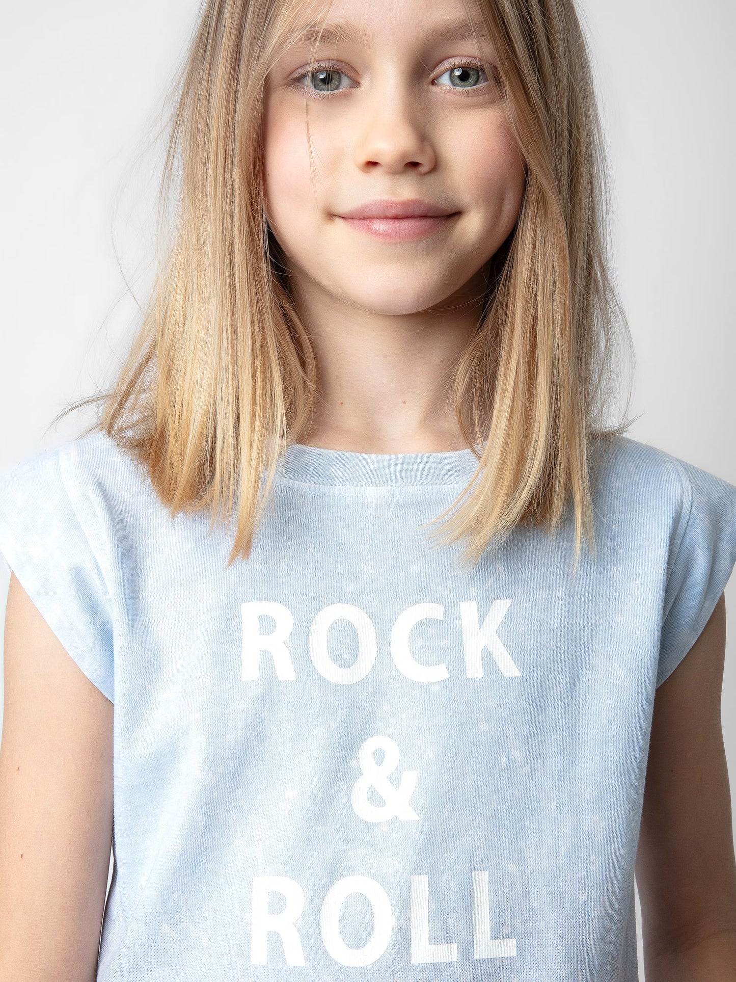 T-shirt Alin Fille t-shirt bleu fille