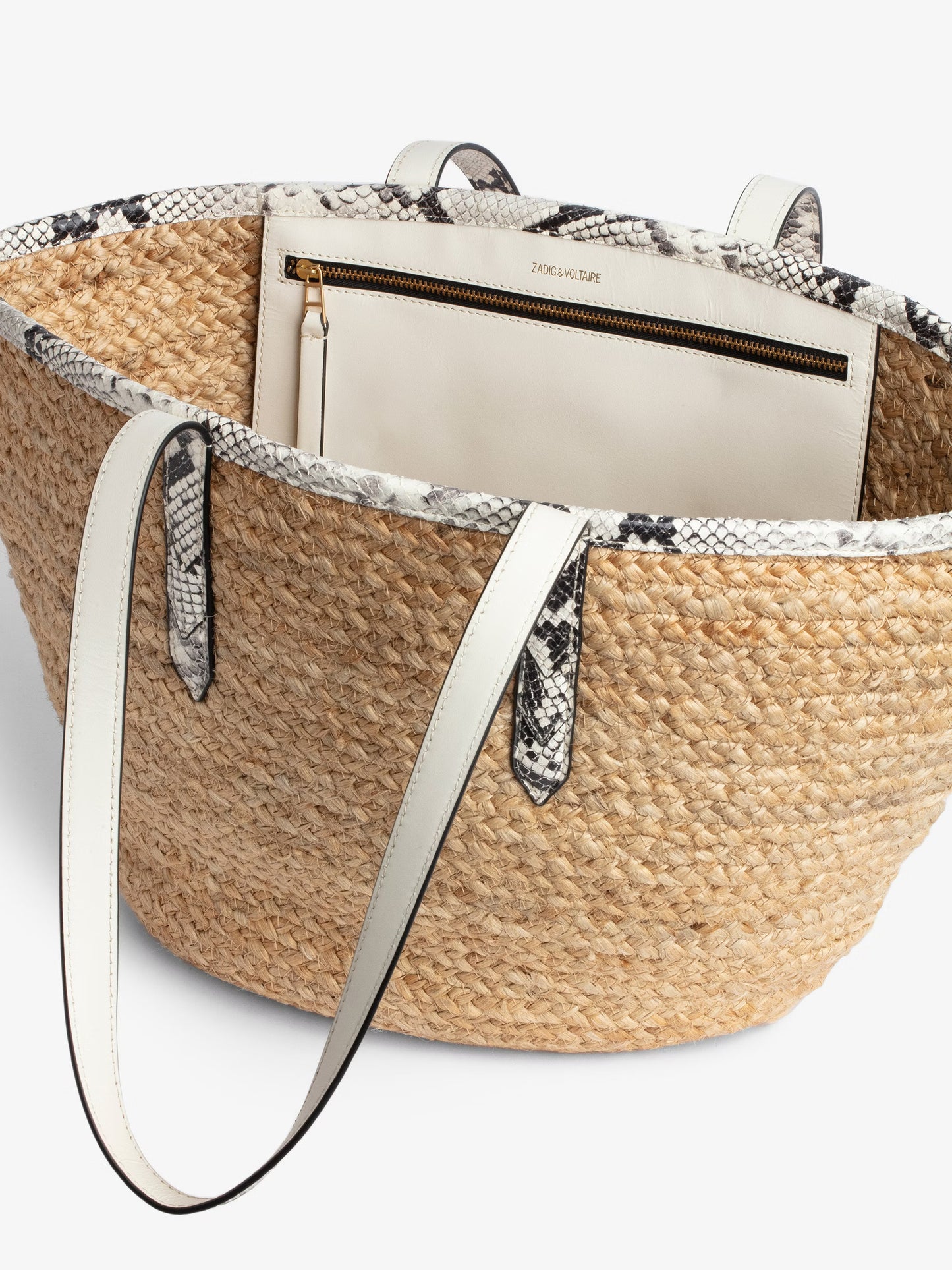 Sac Le Beach Bag cabas blanc femme