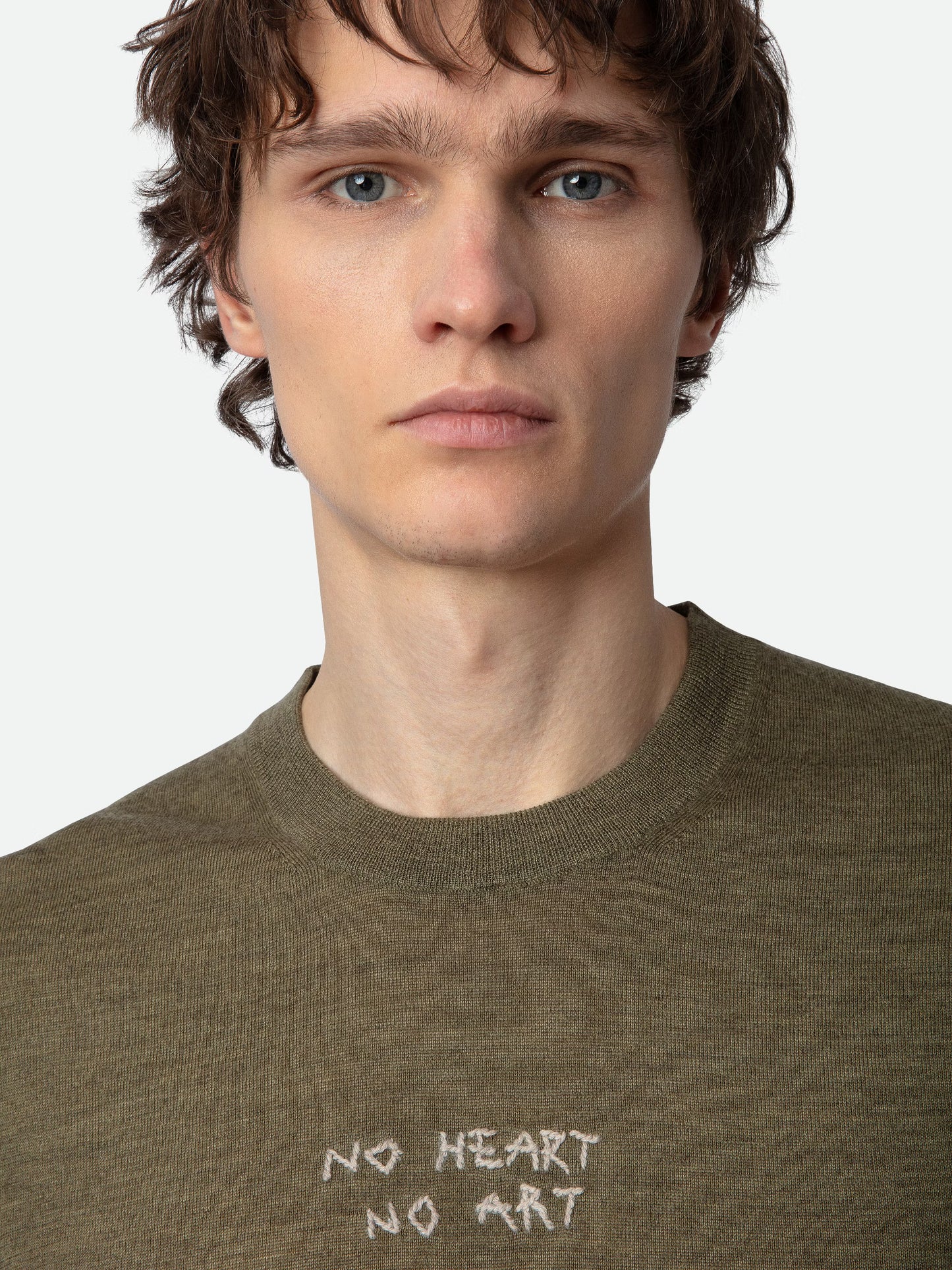 Pull Kennedy pull kaki homme