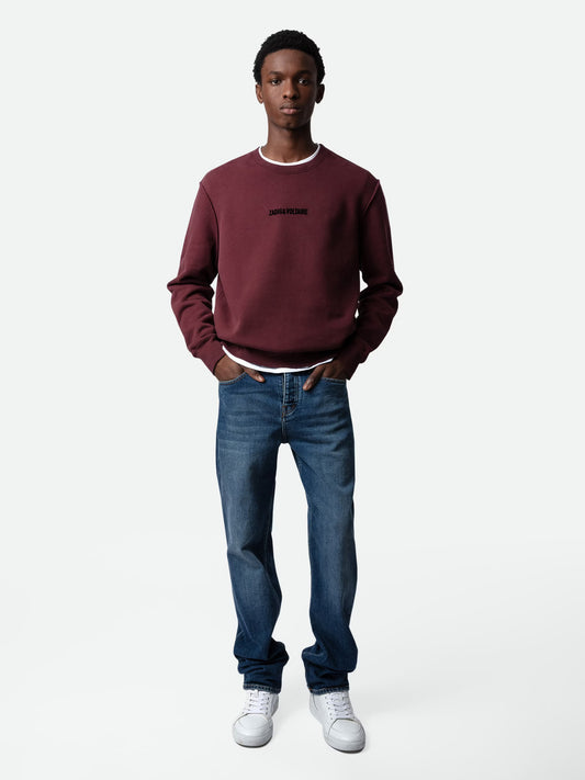 Sweatshirt Simba sweatshirt rouge homme