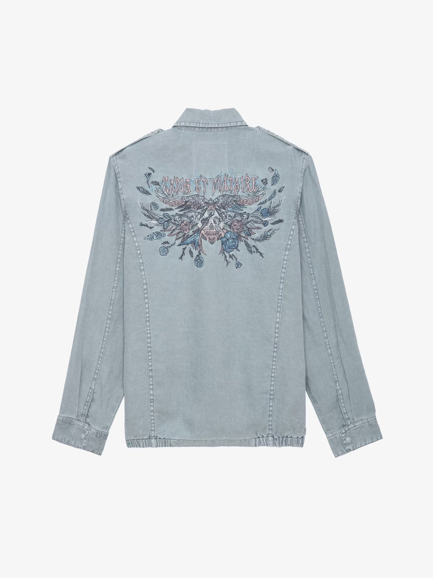 Veste Kid Lin blouson bleu femme