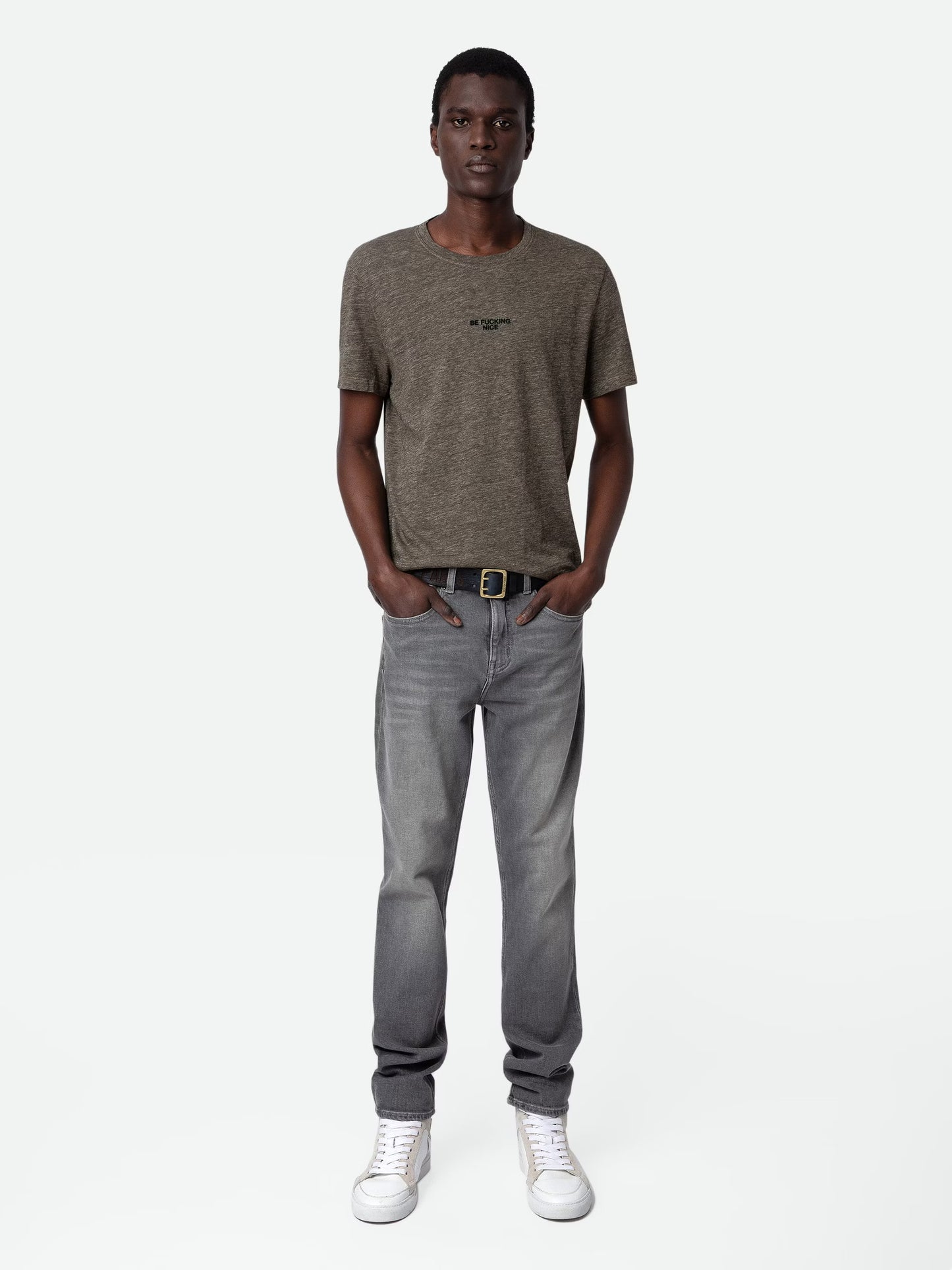 T-shirt Tommy t-shirt beige homme