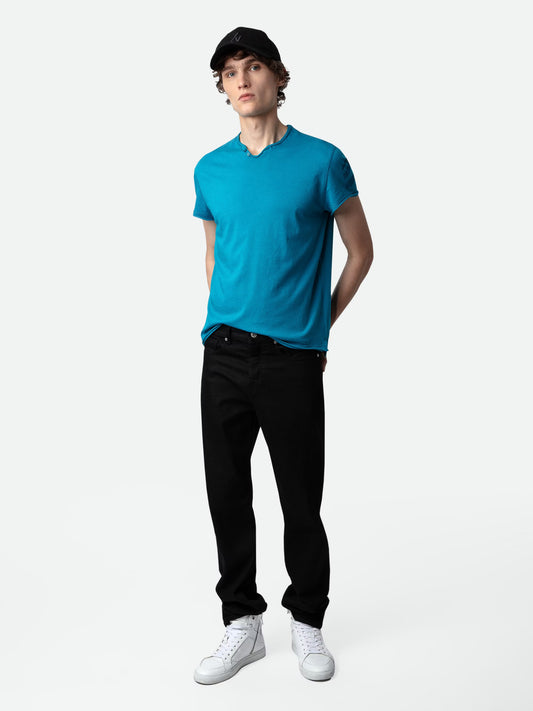 T-shirt Monasti Arrow tunisien bleu homme
