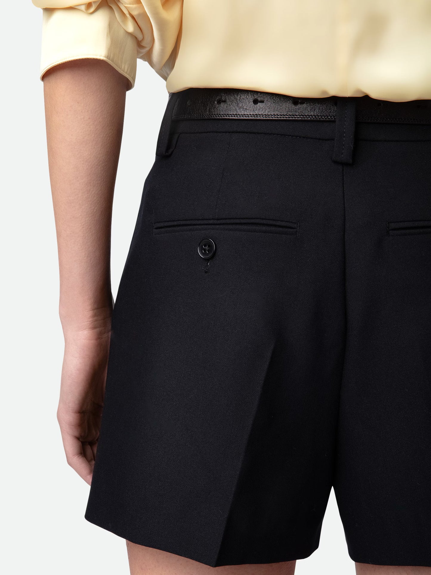 Short Pink short noir femme