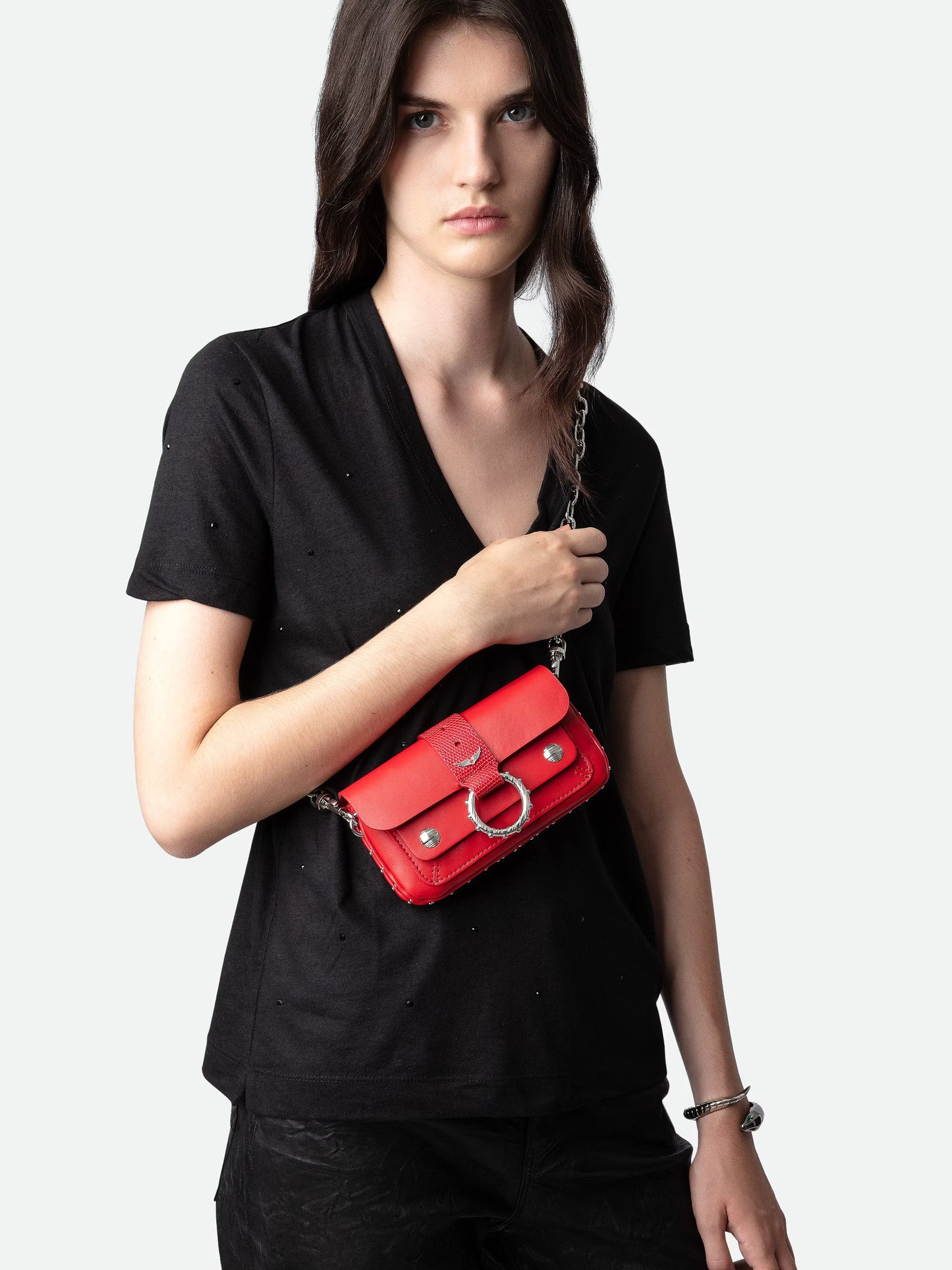 Sac Kate Wallet mini sac rouge femme