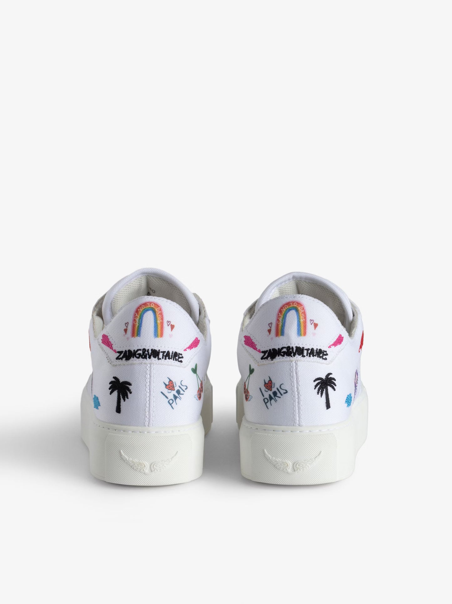 Sneakers Basses ZV1747 La Flash Chunky baskets blanc femme