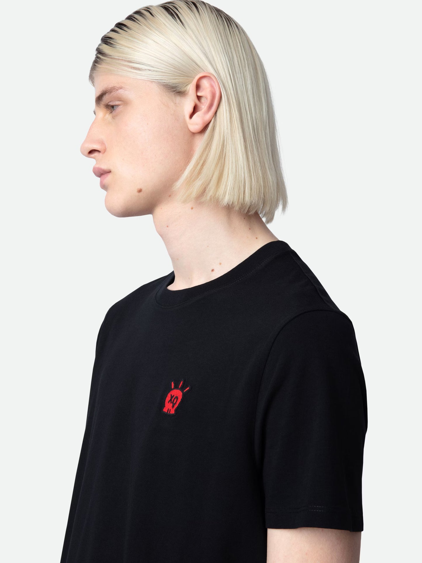 T-Shirt Tommy Skull t-shirt noir homme