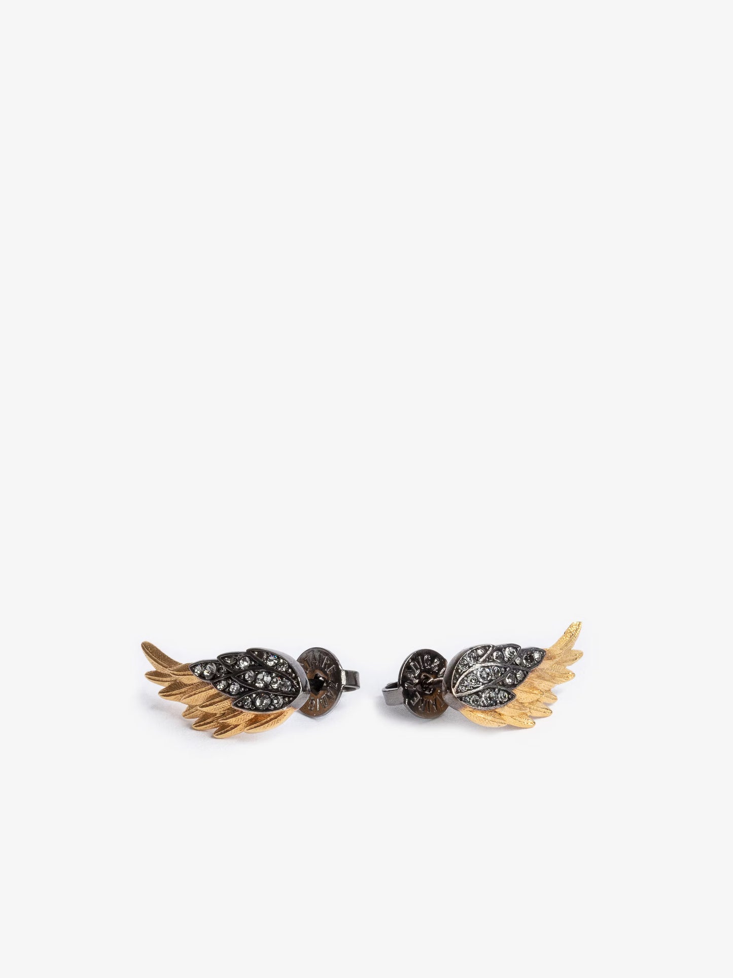 Boucles d'oreilles Rock Feather  boucles d'oreilles or femme