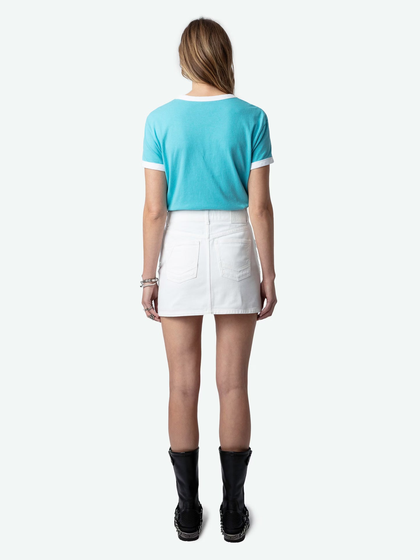 T-shirt Walk Blason t-shirt bleu femme