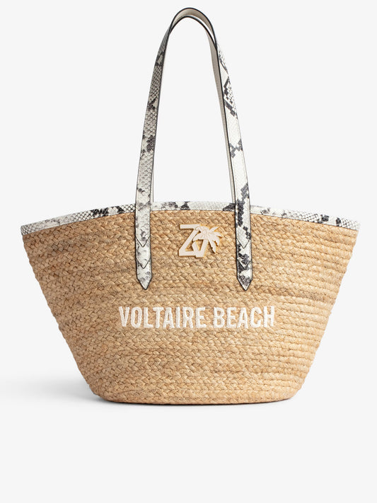Sac Le Beach Bag cabas blanc femme