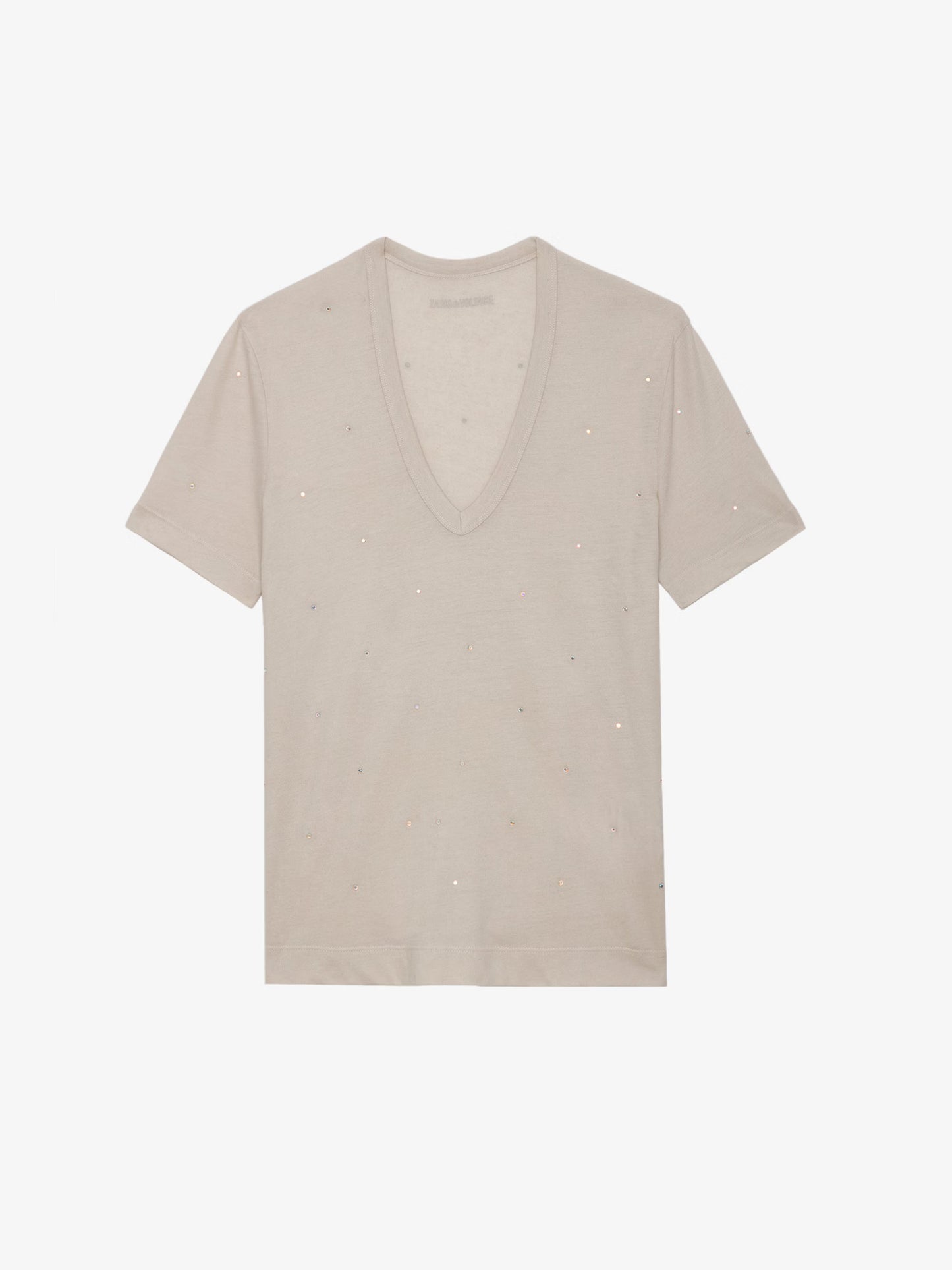 T-shirt Wassa Strass t-shirt rose femme