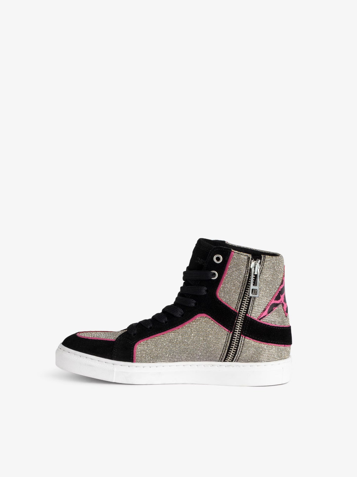 Sneakers Montantes ZV1747 High Flash Fille baskets noir fille