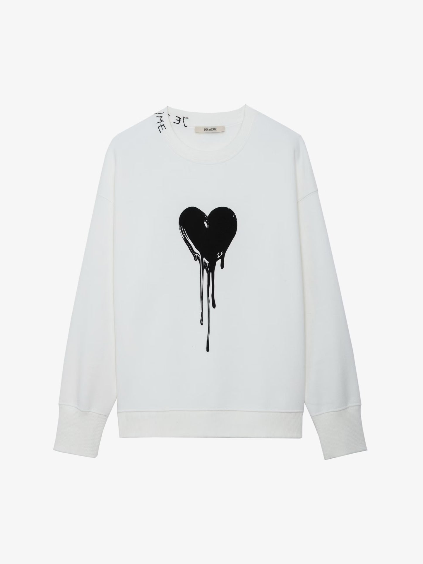 Sweatshirt Oscar Heart sweatshirt blanc femme