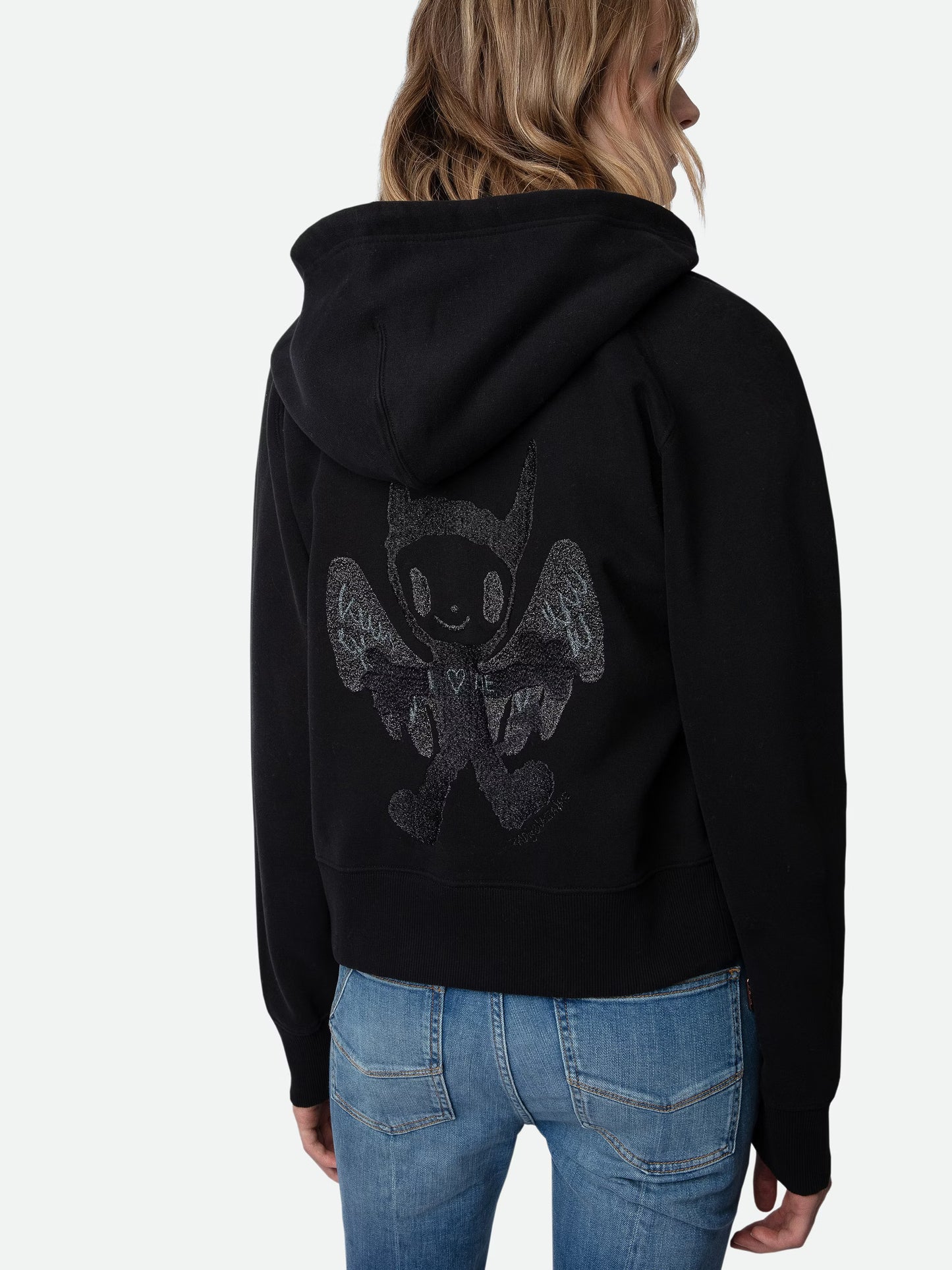 Sweatshirt Aspene Devil sweatshirt noir femme