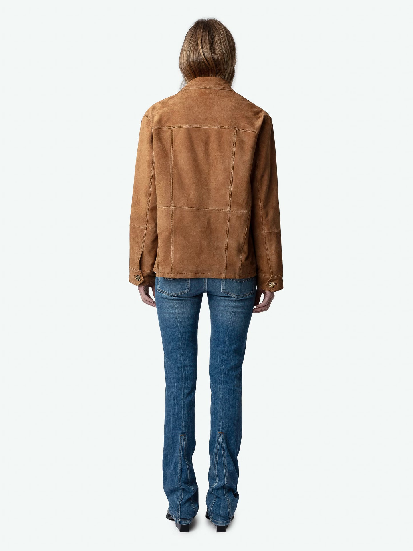 Veste Kuba Suédée blouson marron femme