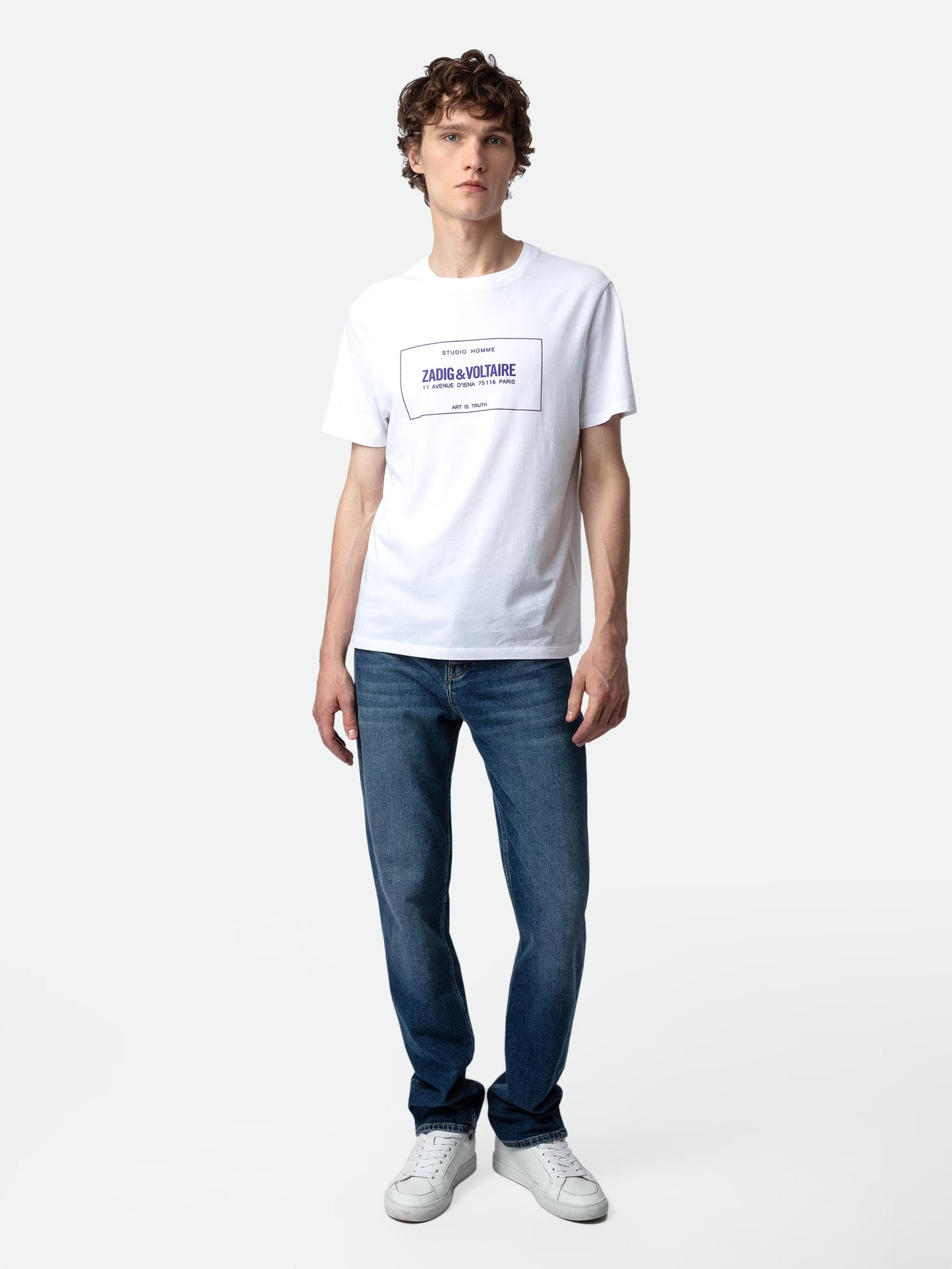 T-shirt Ted t-shirt blanc homme