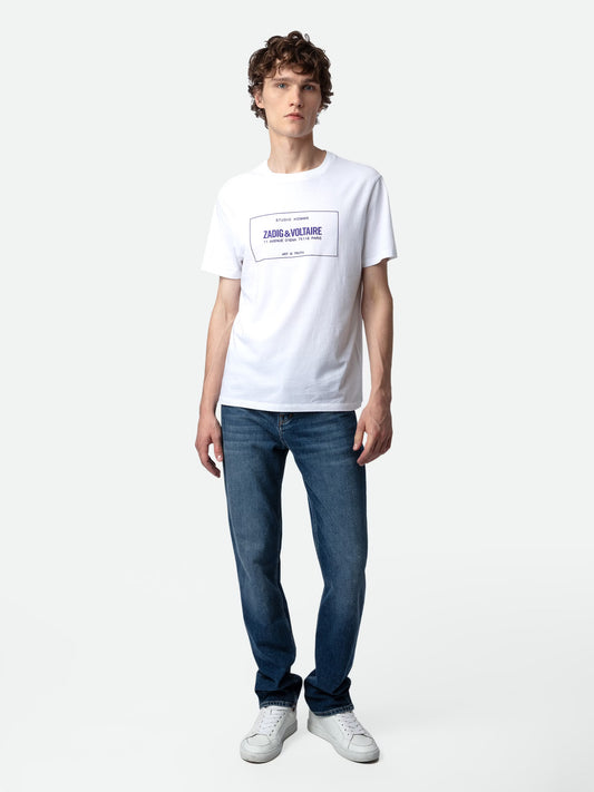 T-shirt Ted t-shirt blanc homme