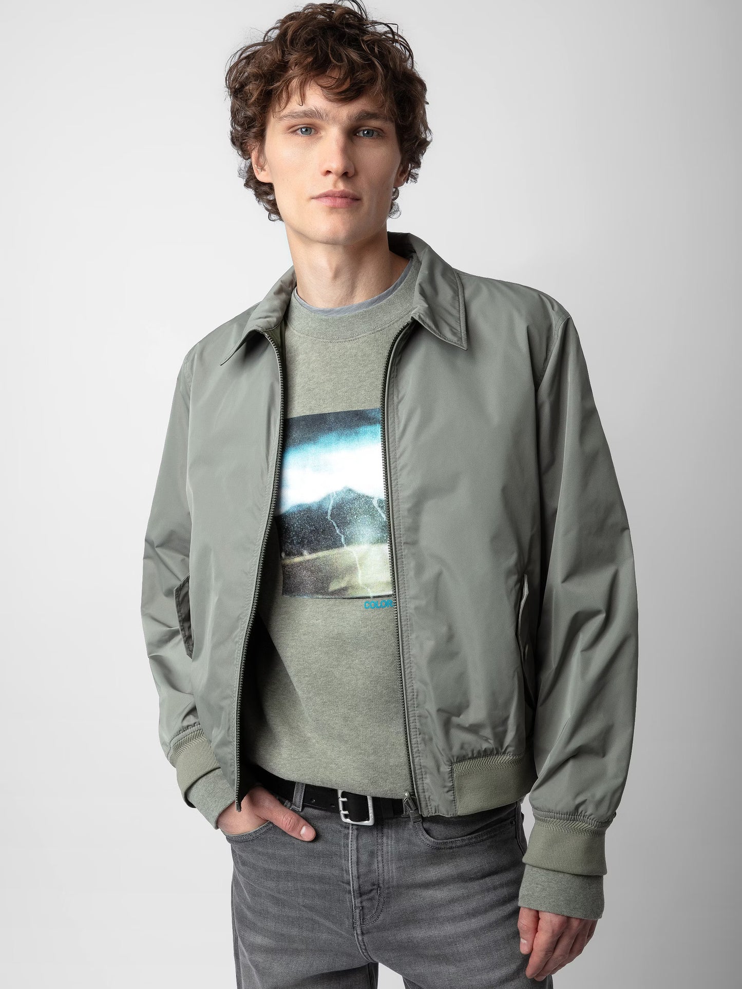 Blouson Mate blouson gris homme