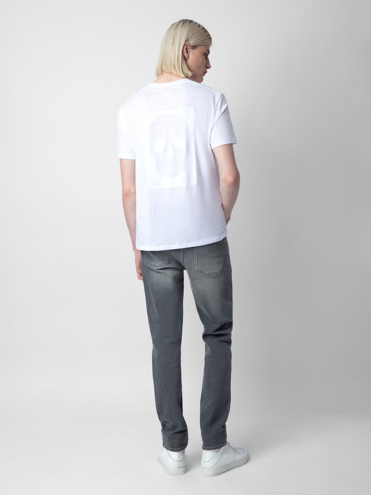 T-shirt Stockholm Flamme t-shirt blanc homme