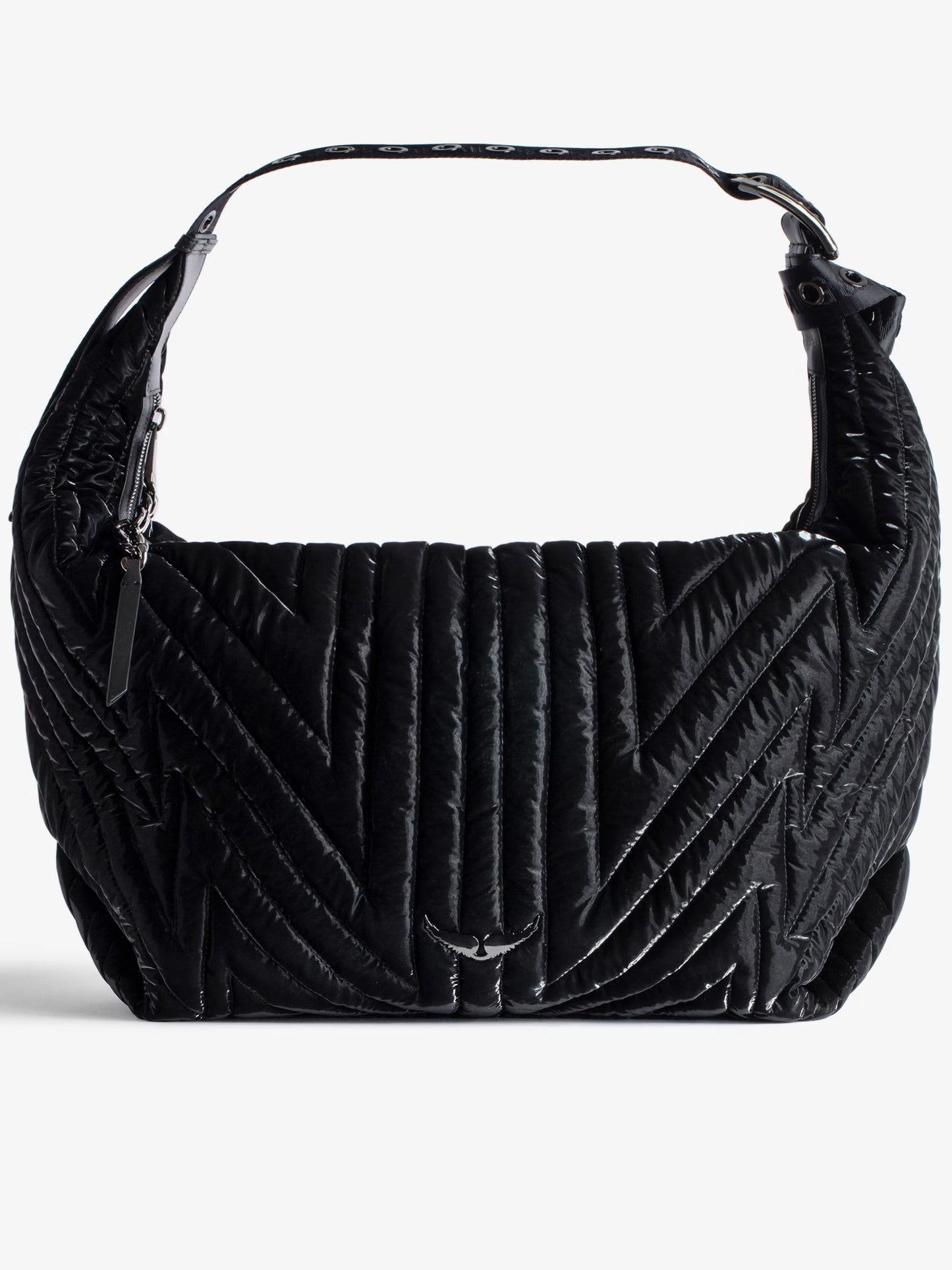 Sac Le Cecilia XL Galactic Matelassé sac port? epaule noir femme