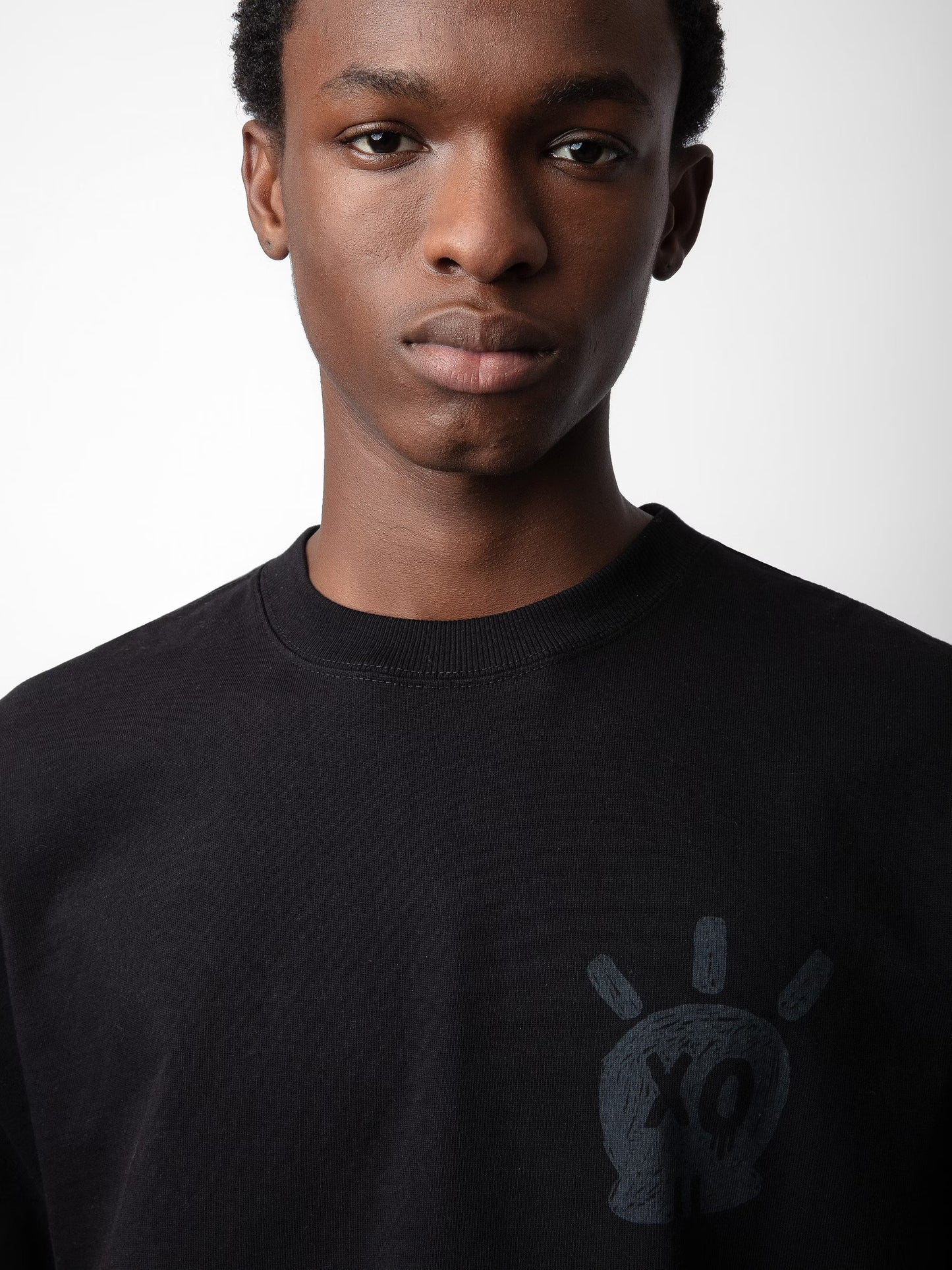 T-shirt Teddy Skull t-shirt noir homme