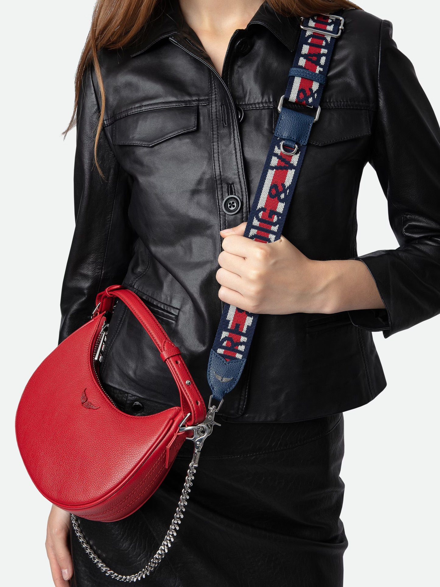 Bandoulière Zadig bandouliere rouge femme