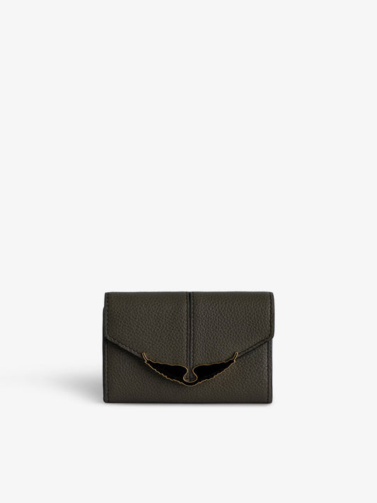 Portefeuille Borderline portefeuille vert femme