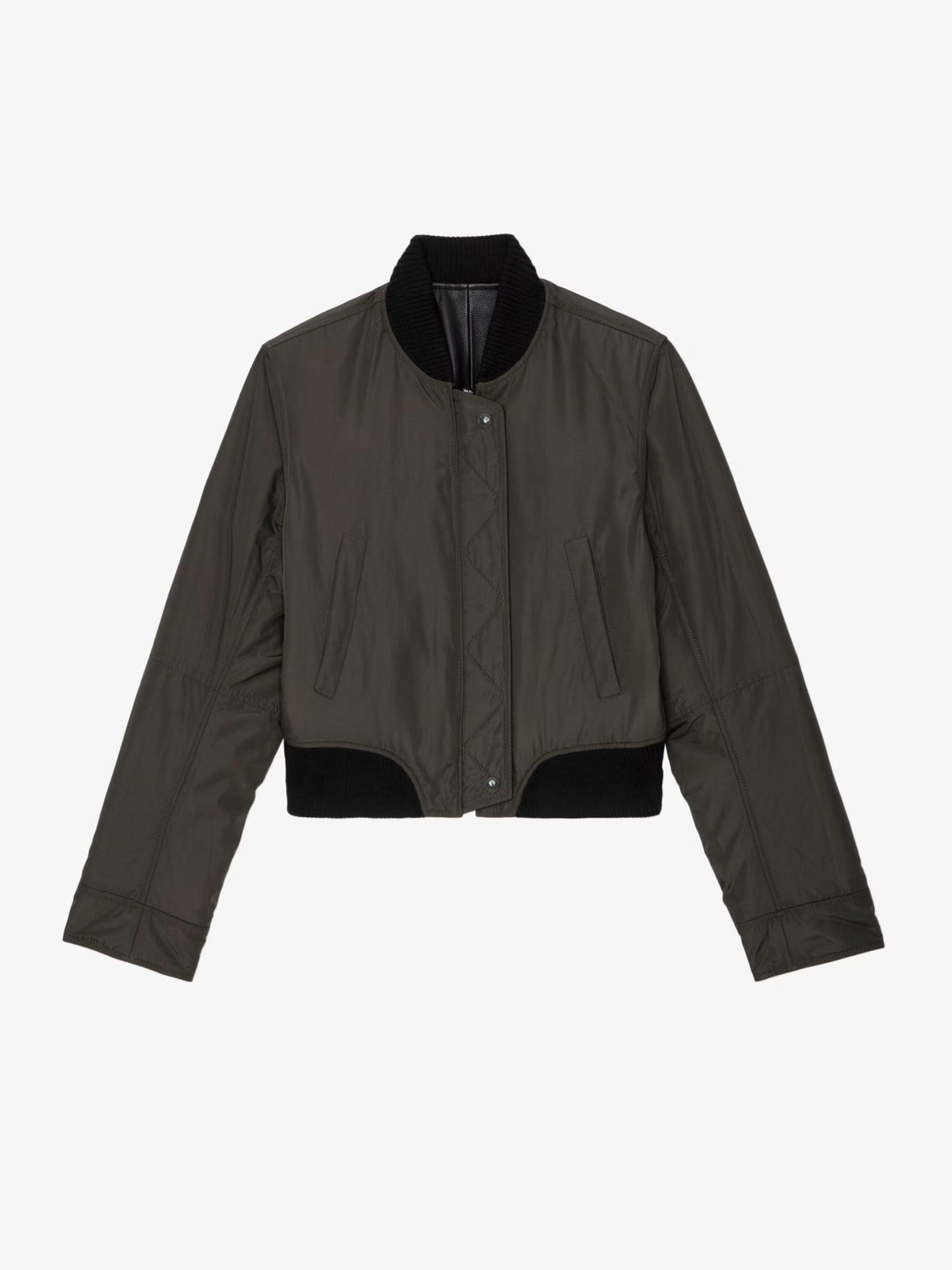 Blouson Bunta Cuir blouson noir femme