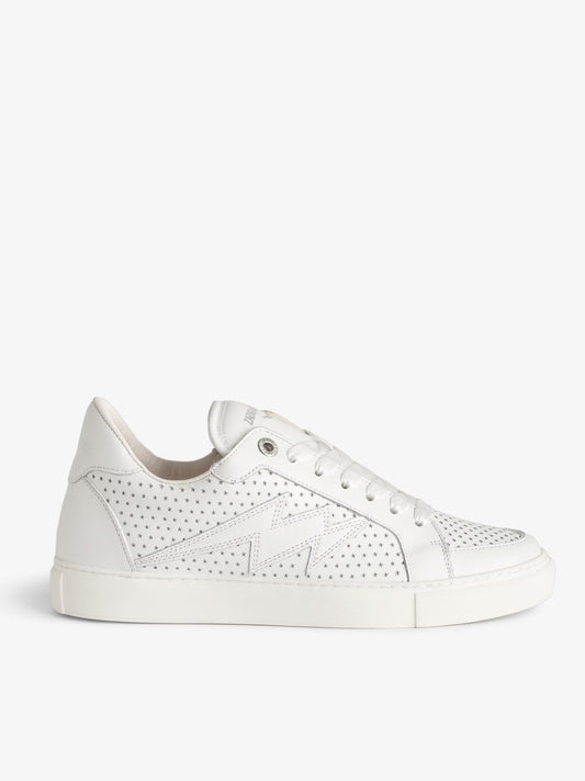 Sneakers Basses ZV1747 La Flash baskets blanc femme