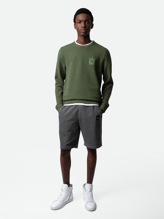 Sweatshirt Stony Skull sweatshirt kaki homme