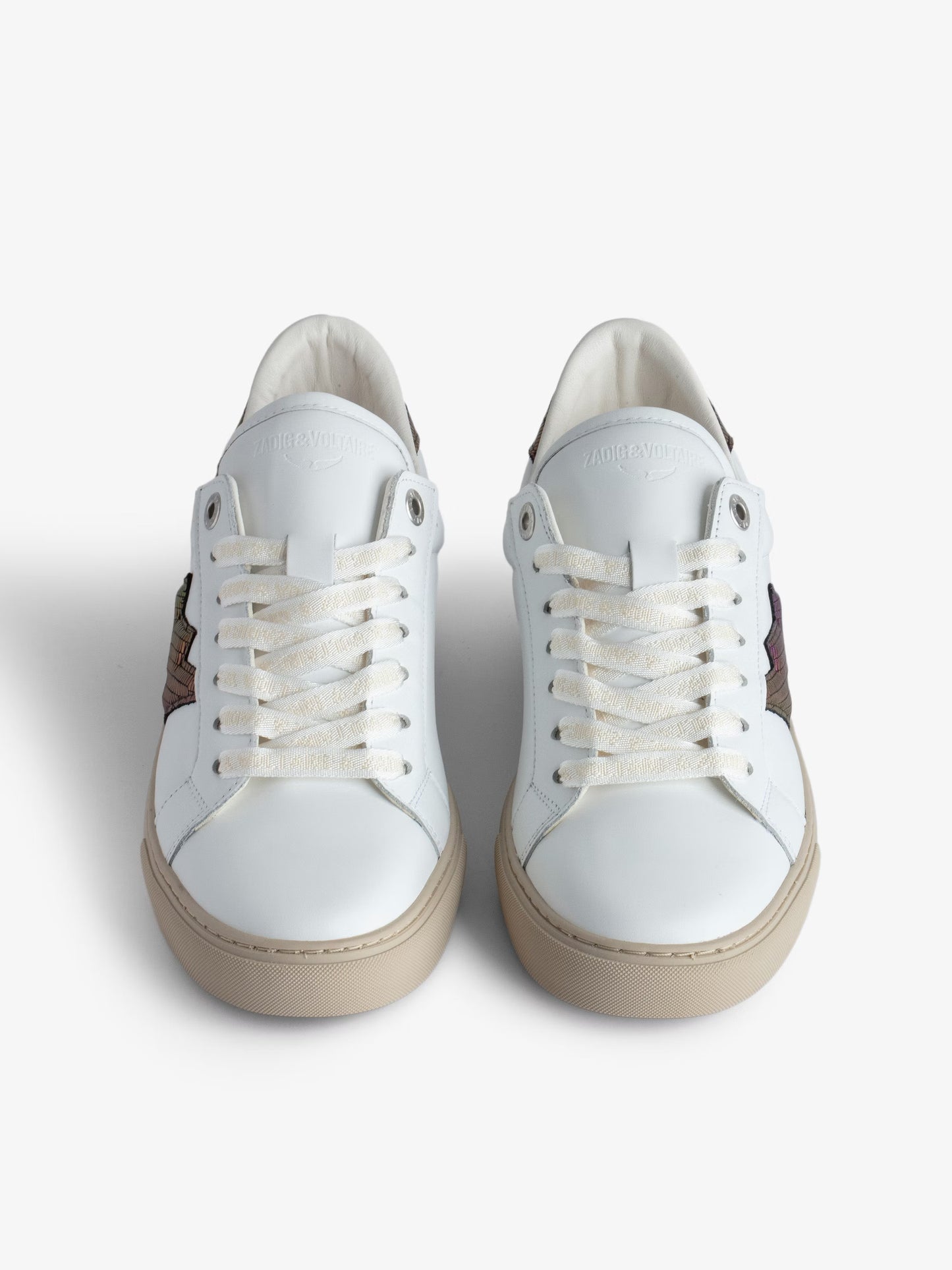 Sneakers Basses ZV1747 La Flash Métallisées Embossées baskets multicolor femme