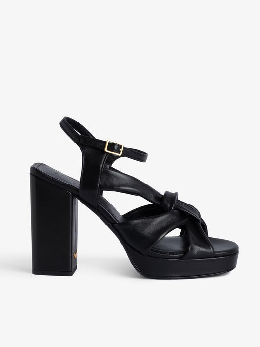 Sandales Forget Me Knot sandales noir femme