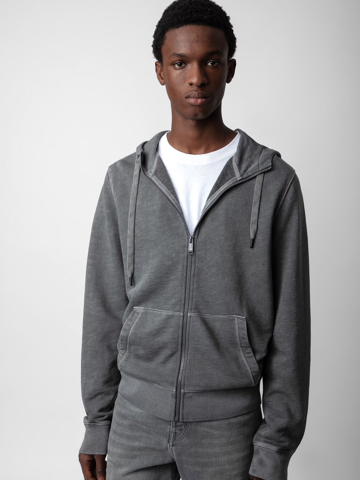 Sweatshirt Alex Skull sweatshirt gris homme