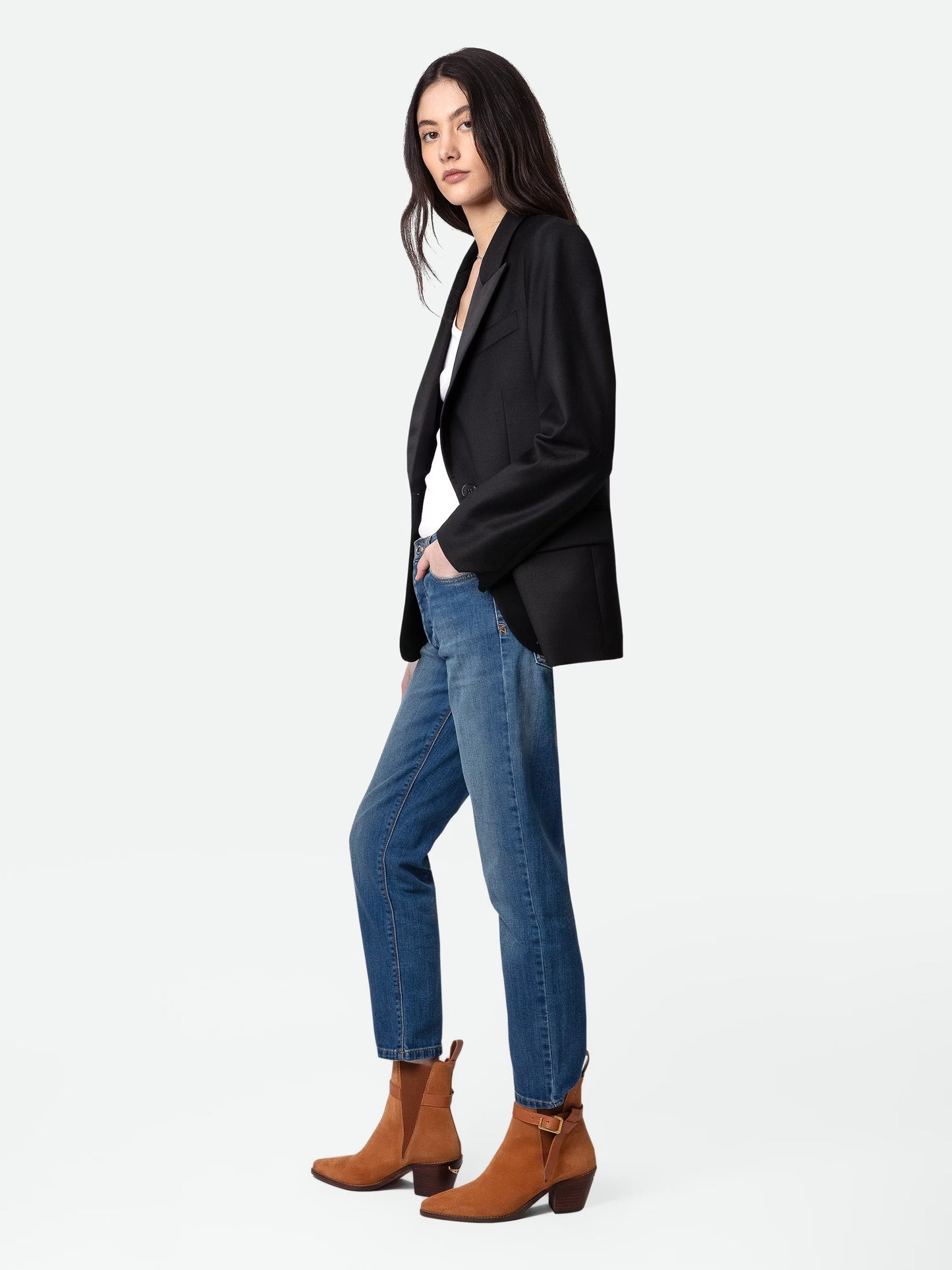 Bottines Tyler Suede bottines orange femme