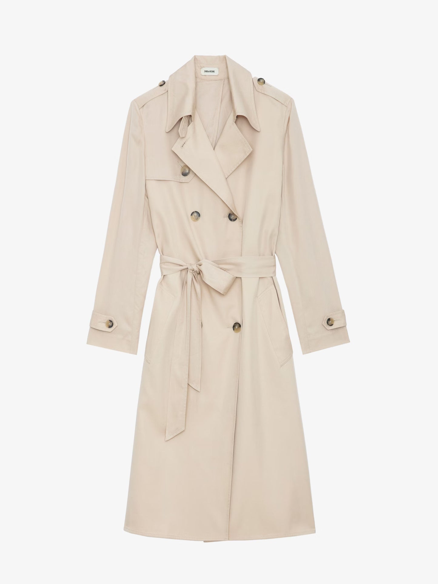 Trench La Parisienne manteau beige femme