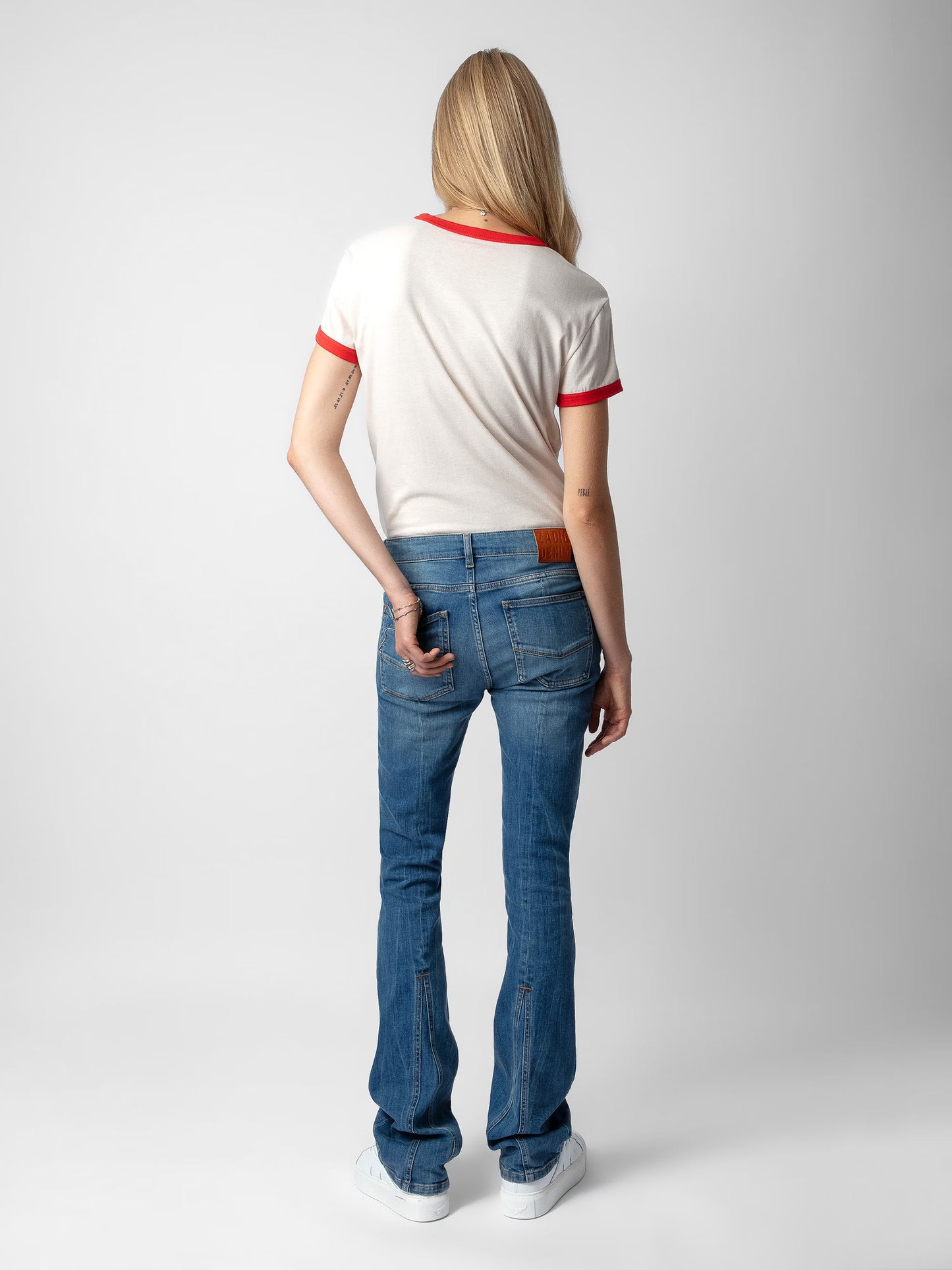 T-shirt Walk Love Is Life t-shirt rose femme
