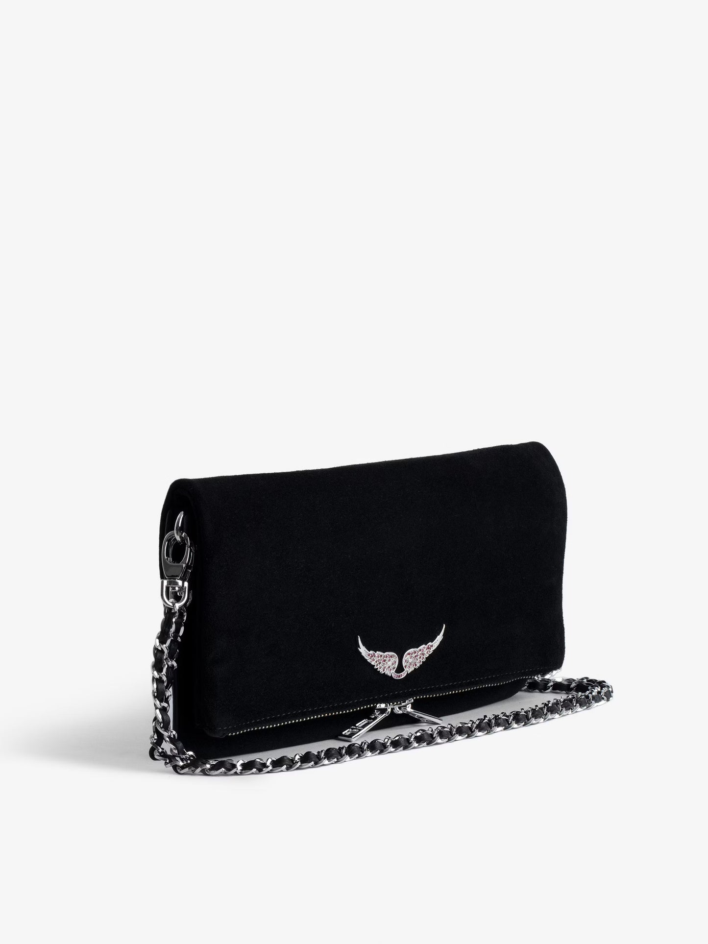 Pochette Rock Suédée pochette noir femme